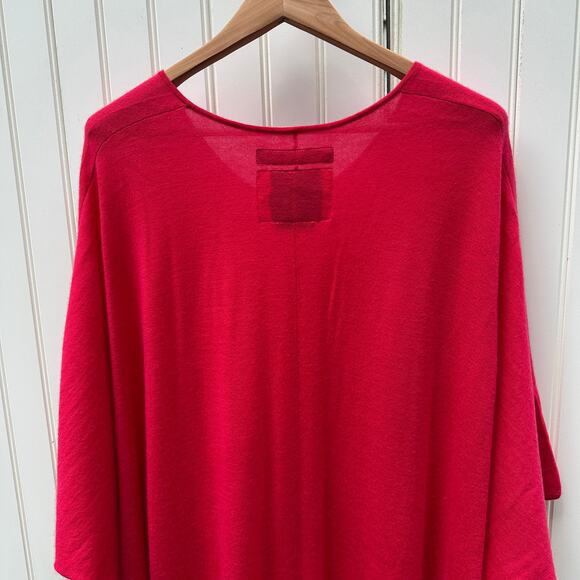 Frenckenberger Kaftan Dress Pink 100% Cashmere OSFM One Size Fits Many NWOT $950 - Picture 4 of 11